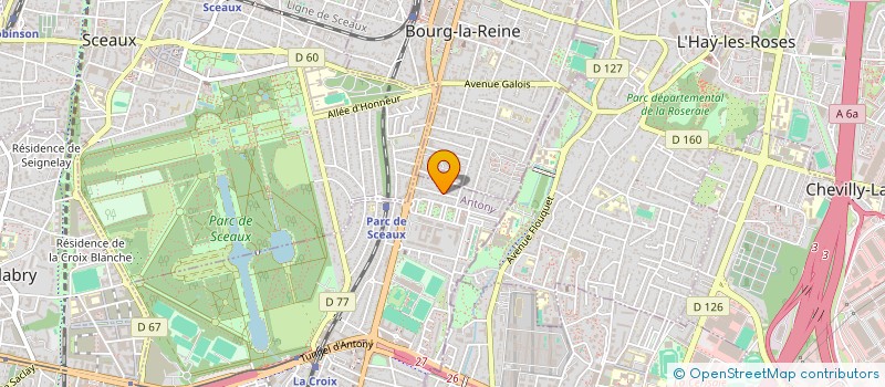 localisation de l'entreprise MONSIEUR MICHEL BOUILLON à ANTONY