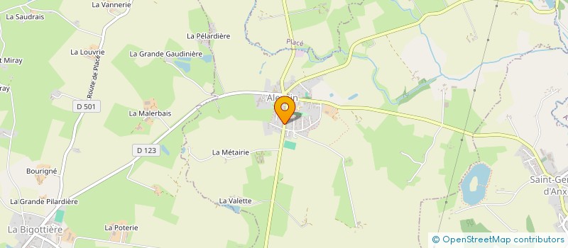 localisation de l'entreprise MONSIEUR MICHEL BOULAIN  ALEXAIN