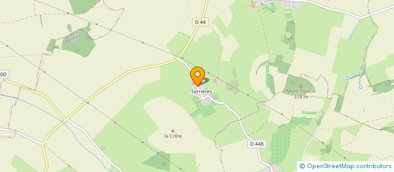 localisation de l'entreprise MONSIEUR MICHEL BOULANGER  BELLEAU