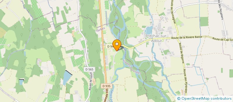 localisation de l'entreprise MONSIEUR MICHEL BOULANGER  CASTELNAU-RIVIERE-BASSE