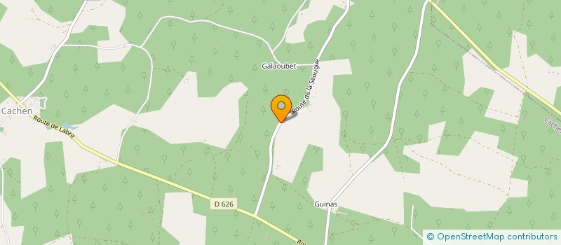 localisation de l'entreprise MONSIEUR MICHEL BOULANGER  CACHEN