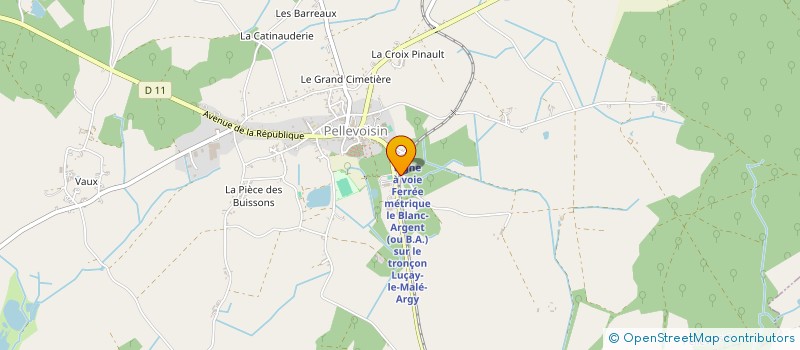 localisation de l'entreprise MONSIEUR MICHEL BOULAY à PELLEVOISIN