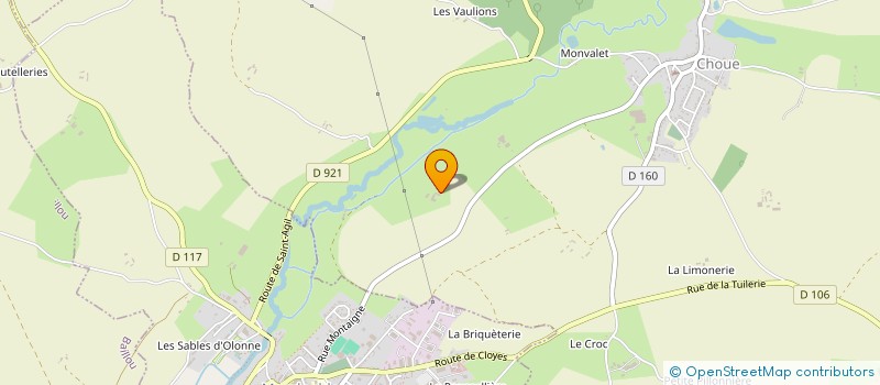 localisation de l'entreprise MONSIEUR MICHEL BOULAY  CHOUE