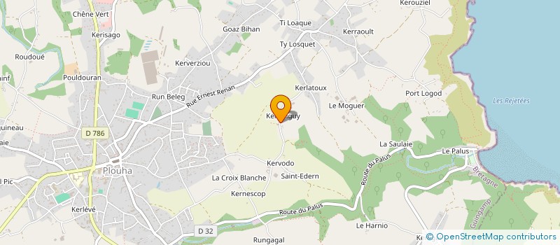 localisation de l'entreprise MONSIEUR MICHEL BOULBENNEC à PLOUHA