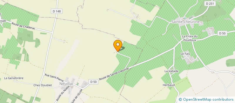 localisation de l'entreprise MONSIEUR MICHEL BOULESTIN  NEUILLAC