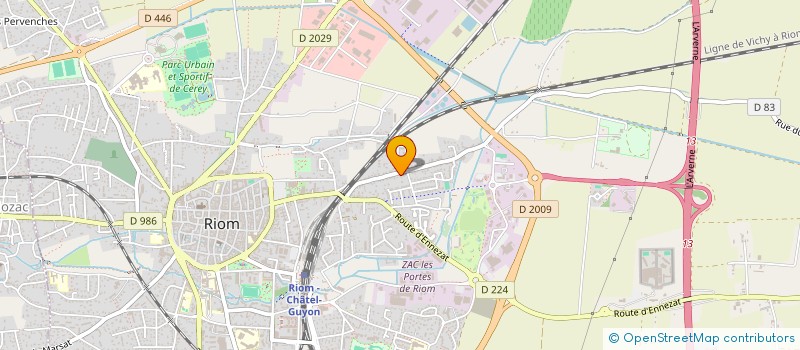 localisation de l'entreprise MONSIEUR MICHEL BOULET  RIOM