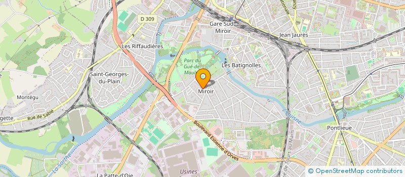 localisation de l'entreprise MONSIEUR MICHEL BOULLE à LE MANS
