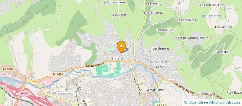 localisation de l'entreprise MONSIEUR MICHEL BOUQUAIN à L'ETRAT