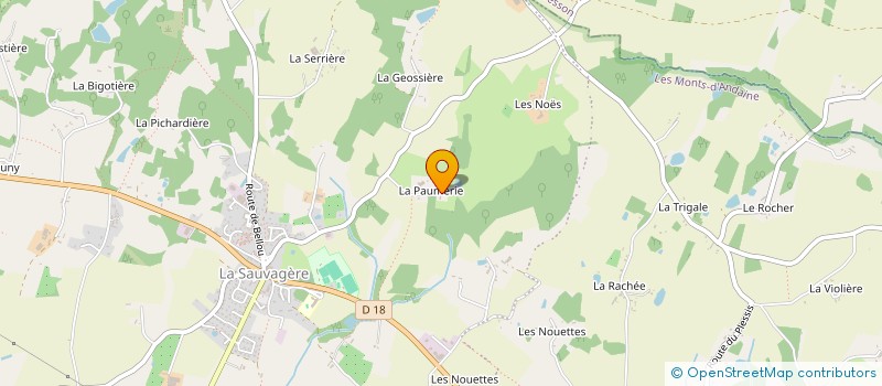 localisation de l'entreprise MONSIEUR MICHEL BOUQUEREL à LES MONTS-D'ANDAINE