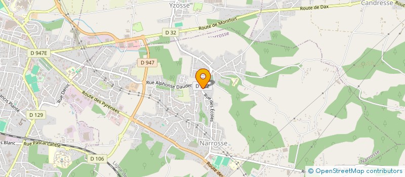 localisation de l'entreprise MONSIEUR MICHEL BOUR  NARROSSE