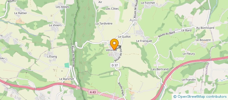 localisation de l'entreprise MONSIEUR MICHEL BOURBON  AYN