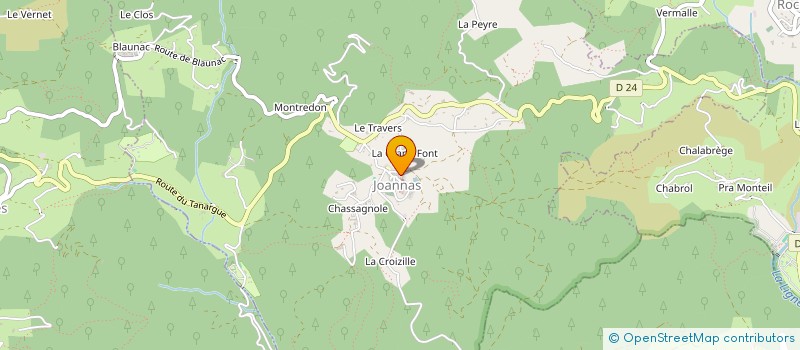 localisation de l'entreprise MONSIEUR MICHEL BOURDEAU-BERJONNEAU à PRUNET