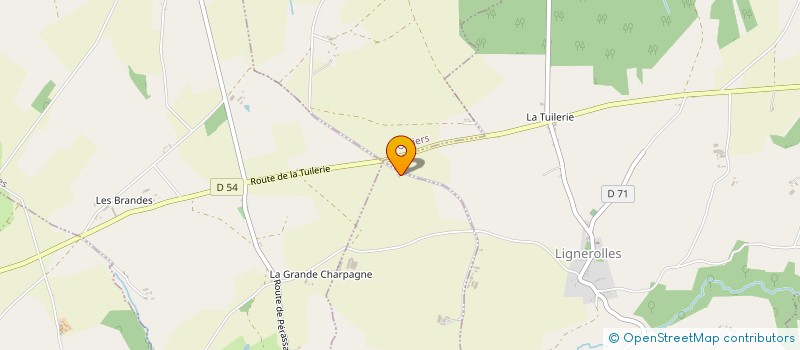 localisation de l'entreprise MONSIEUR MICHEL BOURDEAUX à LIGNEROLLES