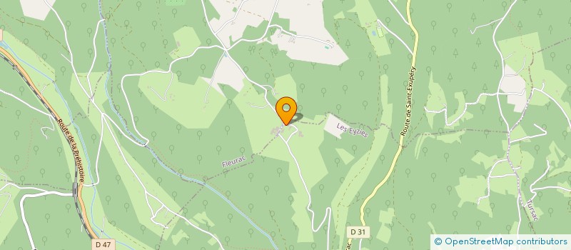 localisation de l'entreprise MONSIEUR MICHEL BOURDEILH  LES EYZIES