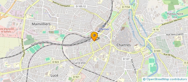 localisation de l'entreprise MONSIEUR MICHEL BOURDEJEAU à CHARTRES