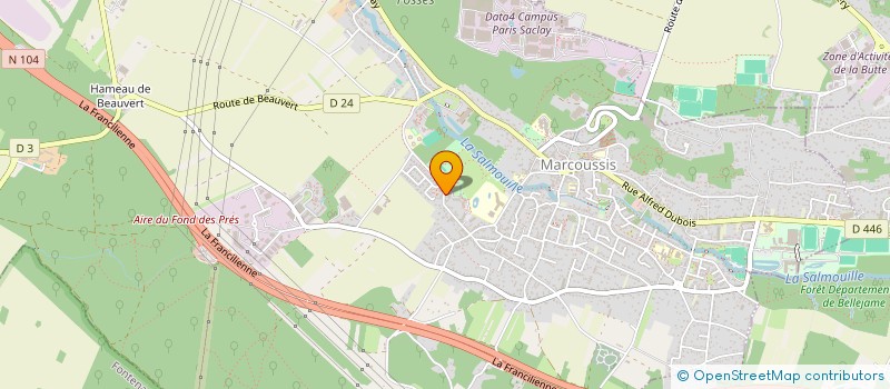 localisation de l'entreprise MONSIEUR MICHEL BOURDELOT  MARCOUSSIS