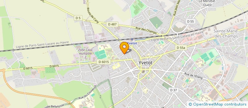 localisation de l'entreprise MONSIEUR MICHEL BOURDON  YVETOT