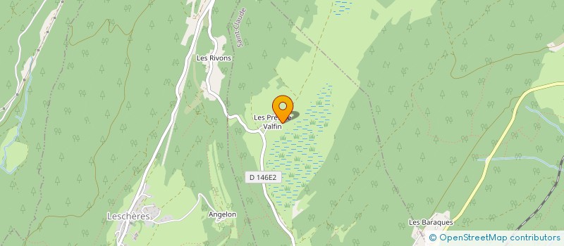 localisation de l'entreprise MONSIEUR MICHEL BOURGEAT  SAINT-CLAUDE