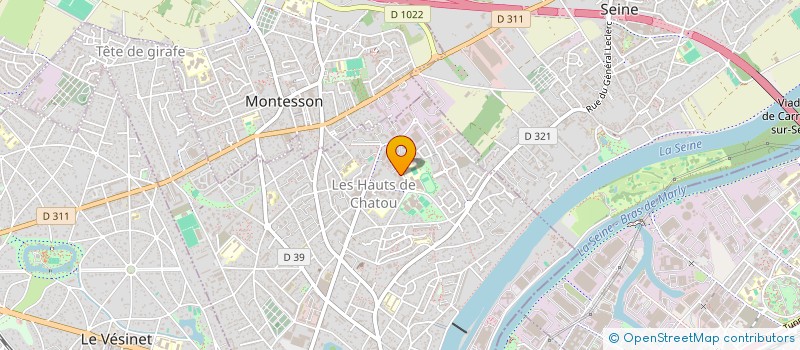 localisation de l'entreprise MONSIEUR MICHEL BOURGEOIS à CHATOU