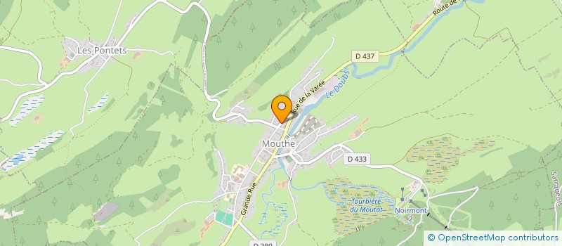 localisation de l'entreprise MONSIEUR MICHEL BOURGEOIS  MOUTHE