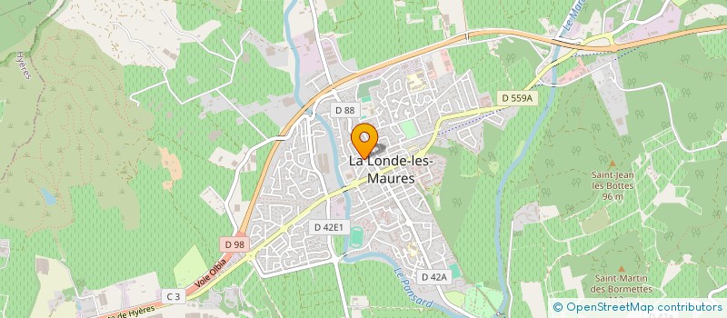 localisation de l'entreprise MONSIEUR MICHEL BOURGERY à LA LONDE-LES-MAURES
