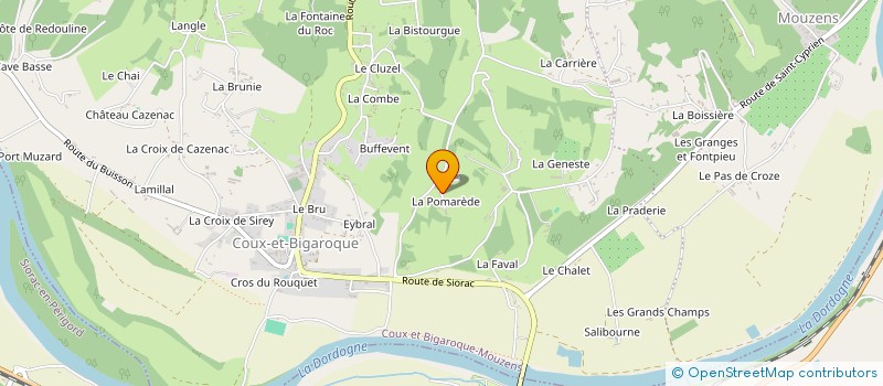localisation de l'entreprise MONSIEUR MICHEL BOURGES à COUX ET BIGAROQUE-MOUZENS