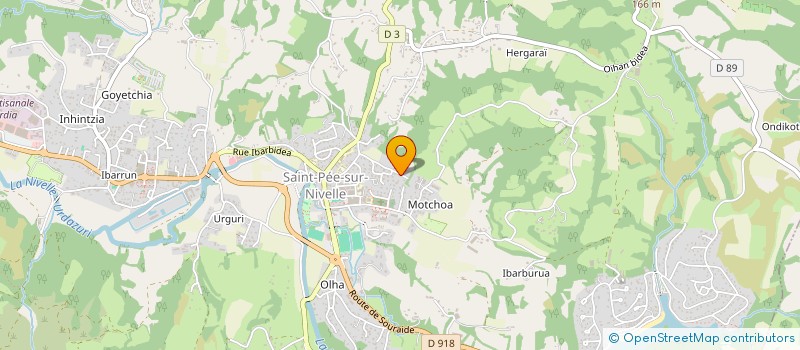 localisation de l'entreprise MONSIEUR MICHEL BOURGOIN  SAINT-PEE-SUR-NIVELLE