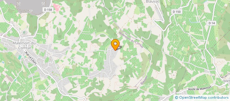 localisation de l'entreprise MONSIEUR MICHEL BOURGOIN  MALEMORT-DU-COMTAT