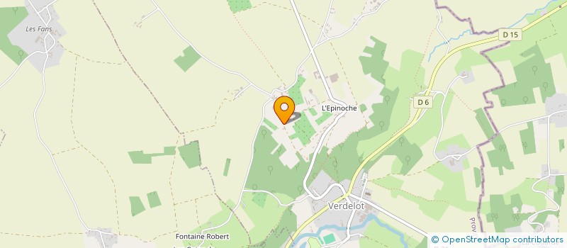 localisation de l'entreprise MONSIEUR MICHEL BOURQUI  VERDELOT