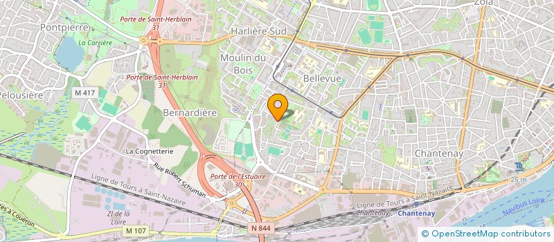localisation de l'entreprise MONSIEUR MICHEL BOURVEAU à NANTES