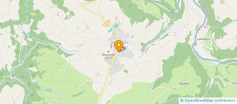 localisation de l'entreprise MONSIEUR MICHEL BOUSQUET  MOYRAZES