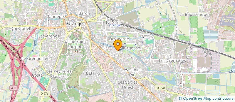 localisation de l'entreprise MONSIEUR MICHEL BOUSQUET  ORANGE