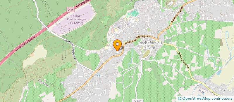 localisation de l'entreprise MONSIEUR MICHEL BOUSSARD  ROCHEFORT-DU-GARD