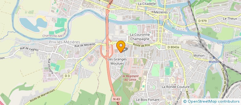 localisation de l'entreprise MONSIEUR MICHEL BOUTANTIN  WARCQ