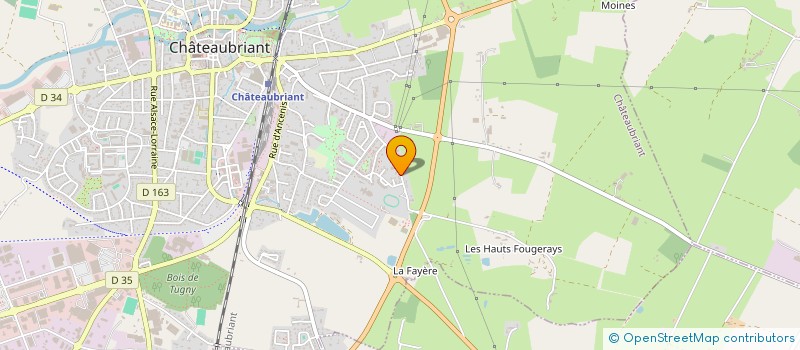 localisation de l'entreprise MONSIEUR MICHEL BOUTEILLER à CHATEAUBRIANT