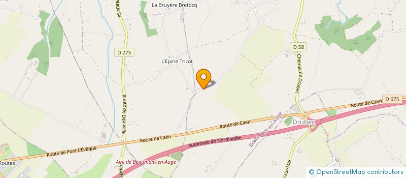 localisation de l'entreprise MONSIEUR MICHEL BOUTELOUP à BEAUMONT-EN-AUGE