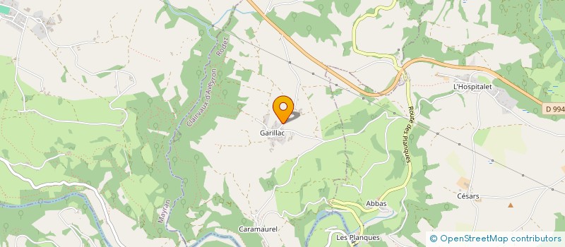 localisation de l'entreprise MONSIEUR MICHEL BOUTET à CLAIRVAUX-D AVEYRON