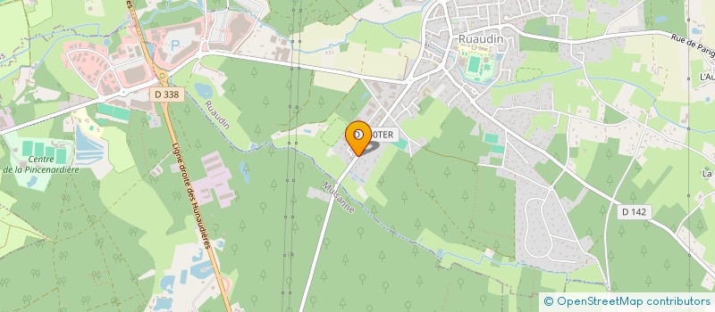 localisation de l'entreprise MONSIEUR MICHEL BOUTIER  RUAUDIN