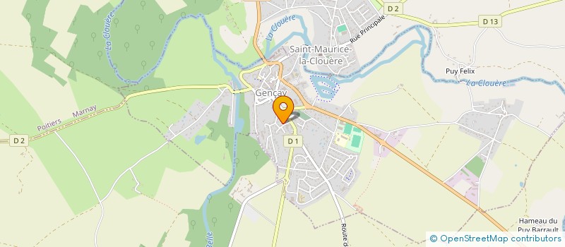 localisation de l'entreprise MONSIEUR MICHEL BOUTIN à GENCAY