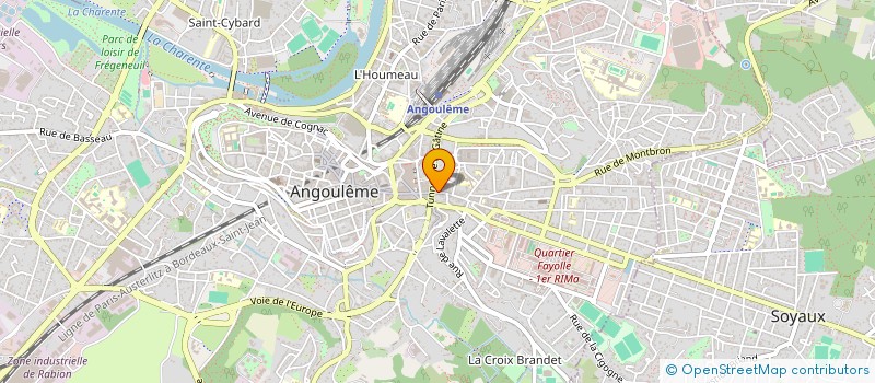 localisation de l'entreprise MONSIEUR MICHEL BOUTINON à ANGOULEME