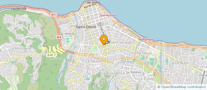 localisation de l'entreprise MONSIEUR MICHEL BOUTON à SAINT-DENIS
