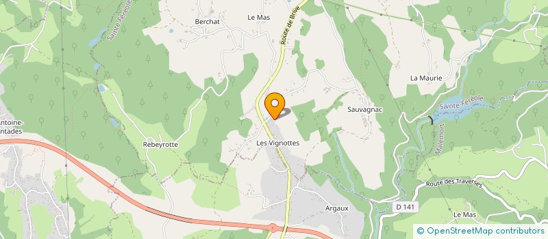 localisation de l'entreprise MONSIEUR MICHEL BOUTTIER  USSAC