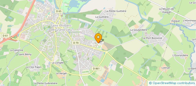 localisation de l'entreprise MONSIEUR MICHEL BOUVAIS  SAINT-PHILBERT-DE-GRAND-LIEU