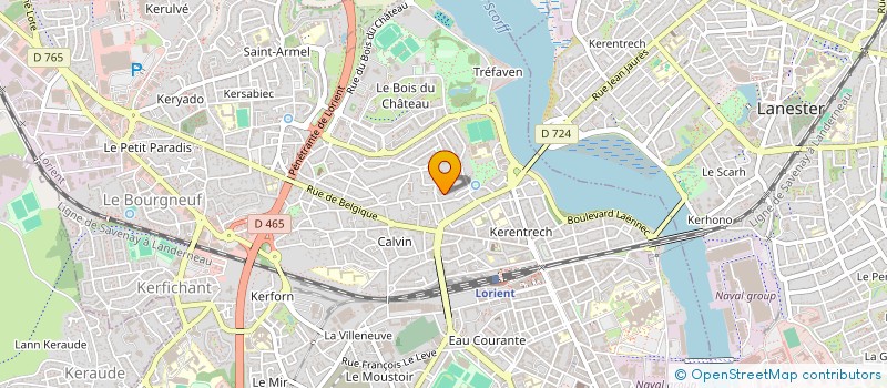 localisation de l'entreprise MONSIEUR MICHEL BOUVET à LORIENT