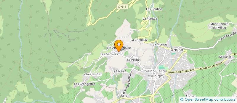 localisation de l'entreprise MONSIEUR MICHEL BOUVET  SAINT-JEAN-DE-LA-PORTE