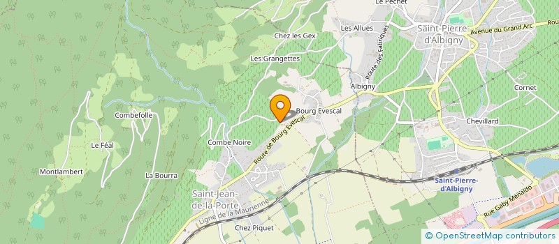 localisation de l'entreprise MONSIEUR MICHEL BOUVET  SAINT-JEAN-DE-LA-PORTE