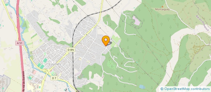 localisation de l'entreprise MONSIEUR MICHEL BOUVIER  AIX-EN-PROVENCE