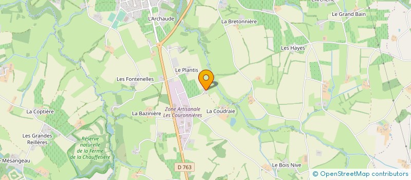localisation de l'entreprise MONSIEUR MICHEL BOUYER à MONTREVAULT-SUR-EVRE