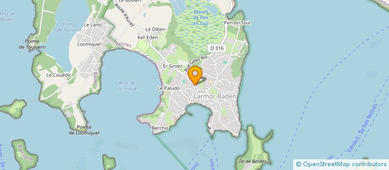 localisation de l'entreprise MONSIEUR MICHEL BOYCE  LARMOR-BADEN