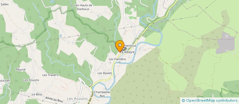 localisation de l'entreprise MONSIEUR MICHEL BOYER à LES SALELLES